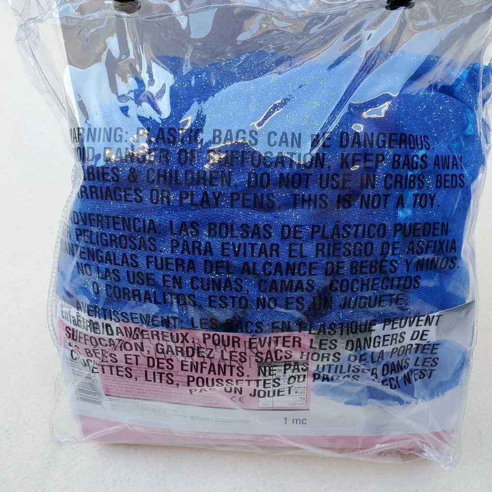 Tutu Skirt Royal Blue Shimmer Size M/L